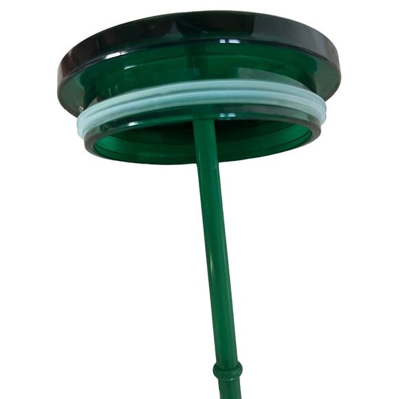 Starbucks Cold Brew Cup Tumbler W Straw 16 oz FA LA LA LA Holiday Edition Green - Picture 3 of 4
